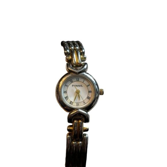 Fossil Women's Two-Tone Roman Numeral Bracelet Watch - Picture 3 of 11